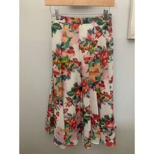 Womens S Lucky and Coco Floral Skirt